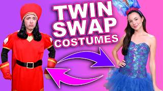 Twin Swap Halloween Costumes 🎃👯‍♀️  Merrell Twins [upl. by Nido]