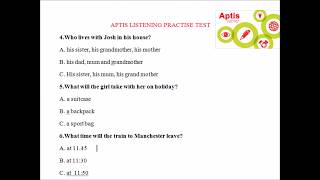 APTIS  LISTENING PRACTICE TEST SAMPLE 2 [upl. by Ashia]