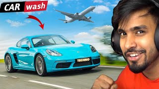 I WAS A VINTAGE CAR  TECHNO GAMERZ WASH A VINTAGE CAR gaming ujjwal viral carwash [upl. by Jase]