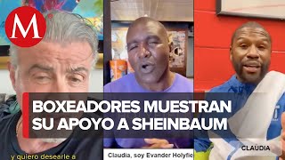 Leyendas del box apoyan a Claudia Sheinbaum [upl. by Sylvie]