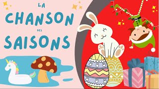 Apprendre les 4 saisons en Français pour enfant  Comptine  Bébé amp Maternelle ✅ [upl. by Jamey743]