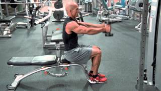 Seated Dumbbell Front Raise [upl. by Eiznek]