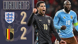 England 22 Belgium  Bellingham Scores Last Kick Of The Game  Highlights [upl. by Lazare443]