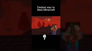 Fastest Beat Minecraft 😂 minecraft [upl. by Lavinie]