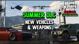 Gta 5 Mercenaries Update New Vehicles and Weapons  Trailer breakdown [upl. by Alli222]