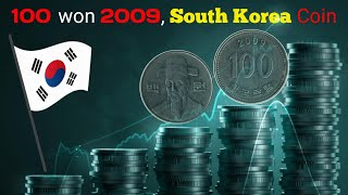 South Korea 100 Won 2009 Coin Km 352 InvE224 [upl. by Lehcear]