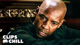 Combat extrême contre le gang russe  Equalizer Denzel Washington [upl. by Ehtyaf]