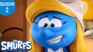 Smurfettes Painting  EXCLUSIVE CLIP  The Smurfs 3D SEASON 2 [upl. by Thurstan]