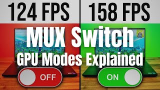 How to use the MUX Switch in your Gaming Laptop  GPU Modes explained in Asus ROGTUF Laptops [upl. by Sutsuj184]