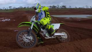 MXTV Bike Review 2017 Kawasaki KX250F [upl. by Etnahsa]