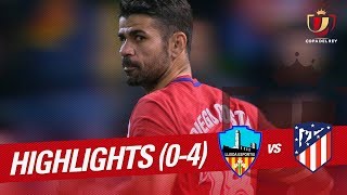 Resumen de Lleida Esportiu vs Atlético de Madrid 04 [upl. by Australia]