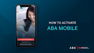 How to activate ABA Mobile [upl. by Eidnim]