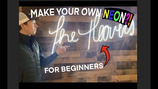 How to Make an LED Neon Sign In Personalized Handwriting [upl. by Leinaj]