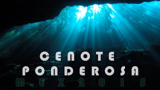 CENOTE PONDEROSA DIVE [upl. by Celka]