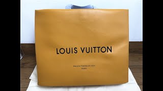 Original Louis Vuitton Shopper MM Tote Bag M24457 HD Unboxing [upl. by Walls958]