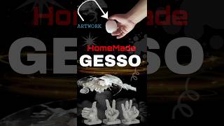 Homemade Gesso  DIY Gesso gesso shorts viralvideo diy ytshorts crafterdeepika [upl. by Imelida]