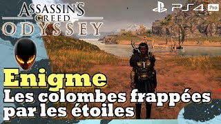 ASSASSINS CREED ODYSSEY Ostracon à Énigme  Les colombes frappées par les étoiles  Localisation [upl. by Trini]