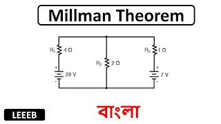 Millman Theorem  Circuit AnalysisDC  Basic Electrical [upl. by Harim]