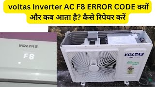 How To Solve Voltas AC F8 Error Problem Repair Home voltasac repairing f8 [upl. by Packer174]