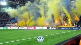 Djurgårdens IF  IFK Göteborg 48  2024  MARSCH TIFO amp MATCH [upl. by Drawets40]