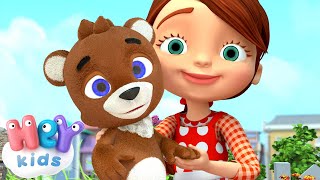 Teddy Bear Teddy Bear Turn Around song 🧸 HeyKids  Nursery Rhymes amp Lullabies [upl. by Gnus]