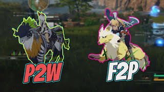 Blue protocol Mount  P2W VS F2P Comparison [upl. by Nyra]