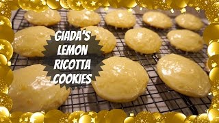 Giadas Lemon Ricotta Cookies  VLOGMAS 10 Cook With Kat 9 [upl. by Alejandro]