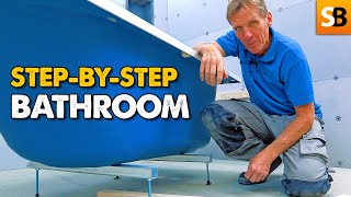 StepbyStep Guide For Installing a Bathroom [upl. by Lener]