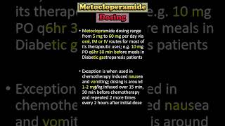 Metoclopramide dosing [upl. by Darelle]