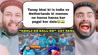 KOHLI WICKET CELEBRATION 😂😂 ROHIT SHARMA BOWLING  IND VS NED 2023 WC [upl. by Ecinwahs]