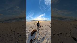 Hollywood Beach Morning Sunrise Run insta360x4 [upl. by Nylla]