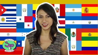 Spanish vocabulary  Nationalities  nacionalidades 1 [upl. by Binky]