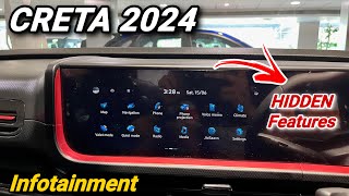 Creta 2024 Infotainment System  All Features Explained✅ [upl. by Desai]