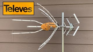 How to Assemble the Televes Ellipse Mix Outdoor TV Antenna  Televes 148883 [upl. by Eatnahc]