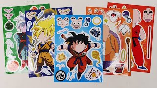 ASMR Decorate with Sticker Book Dragon Ball  P3 [upl. by Sibby]