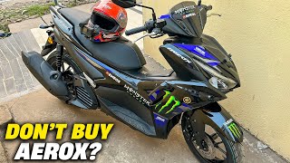 Watch Before Buying Yamaha Aerox  Pros amp Cons of Yamaha Aerox 2024 [upl. by Amick]