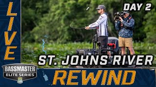 2024 Bassmaster Elite Series LIVE at St Johns River — Day 2 [upl. by Lindsey]