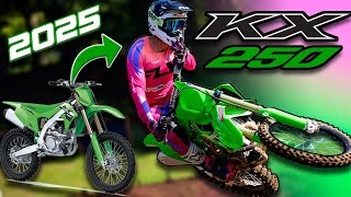 NEW 2025 KX250  My First Ride [upl. by Norrie]