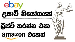 ebay Court Order  Amazon එකෙන් ලිස්ට් කරන්න එපා  Dropshipping ebay Srilanka [upl. by Setarcos]