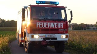 🚒 Feuerwehr Kematen  Österreich LF mit Bergeausrüstung  📢 Hornkonzert ➡ PressluftWailYelpHilo [upl. by Ahsennek]