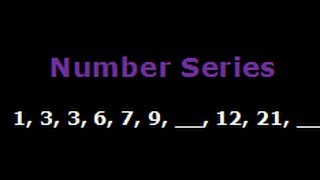 Number Series and Pattern  1 3 3 6 7 9  12 21  Math Olympiad [upl. by Iver]