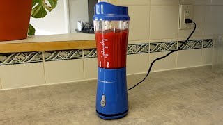 How to make a smoothie with the Hamilton Beach single serving blender [upl. by Wolsniw]