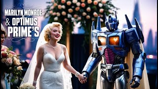 Marilyn Monroe Weds Optimus Prime The Most Epic CelebrityTransformer Wedding EVER [upl. by Trebled]