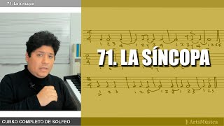 71 CURSO COMPLETO DE SOLFEO ♬ LA SÍNCOPA [upl. by Aidil]