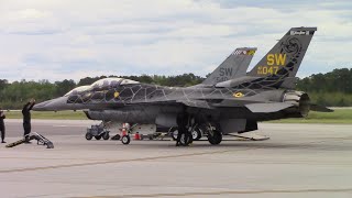 F16 Viper Ground Show amp Demo 2022 Charleston Air Expo [upl. by Rubi]