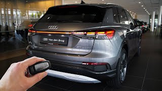 2022 Audi Q4 etron 204hp  Visual Review [upl. by Ecnatsnok]