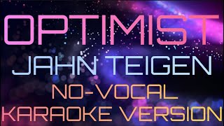 Optimist 🎤 Karaoke Instrumental Version 🎤  Jahn Teigen [upl. by Layod776]