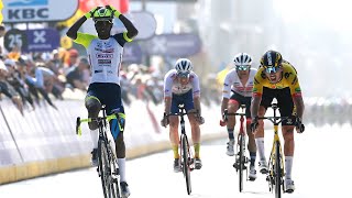 Biniam Girmay Wins GentWevelgem First African Champion [upl. by Xela]