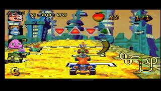 Crash Nitro Kart Walkthrough Crash GBA [upl. by Brinson161]