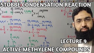 Stobbe Condensation with MechanismStobbe Reaction Lecture 9Professor Aziz Atif [upl. by Cid444]